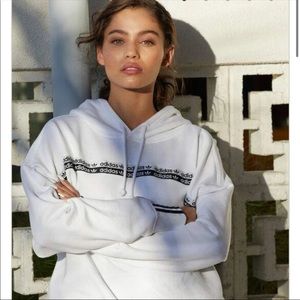 White adidas hoodie